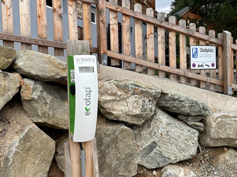 Ecotap elektro Ladestation Chalets Schladming