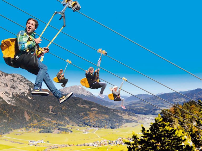 Abenteuerpark Gröbming mit Zipline
