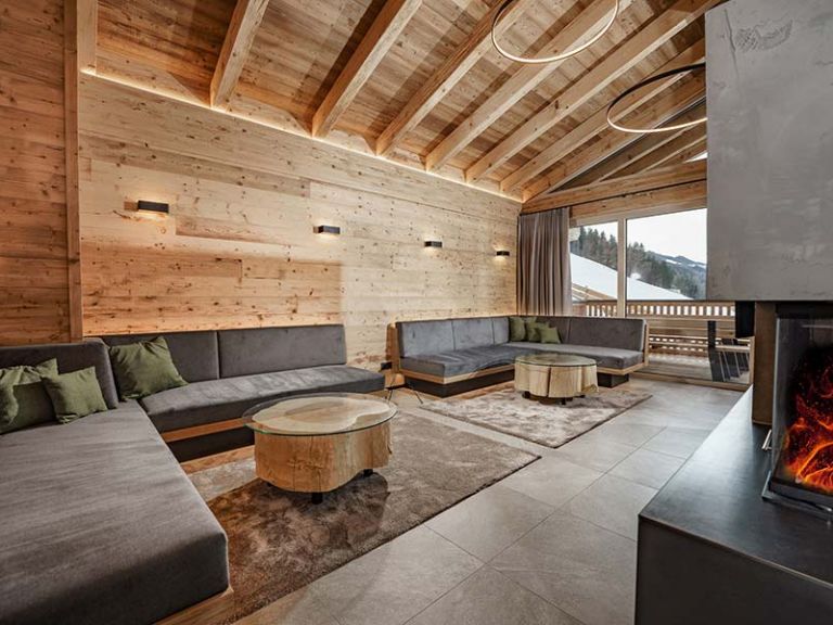 Ganz romantisch vor dem warmen Kamin entspannen Gemütliches Luxuschalet in Schladming